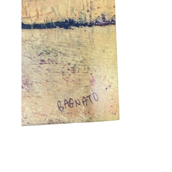 Canvas Painting By Bagnato 18"X 18"‎ Red Wine - Picture 5 of 7